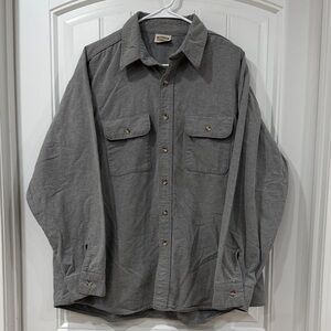 EUC VINTAGE Chamois Gray Button-Up Shirt